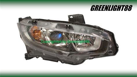 Honda Civic Fc Tba Sv Head Lamp Lampu Depan Tyc Shopee Malaysia