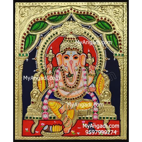 Ganesha Tanjore Painting