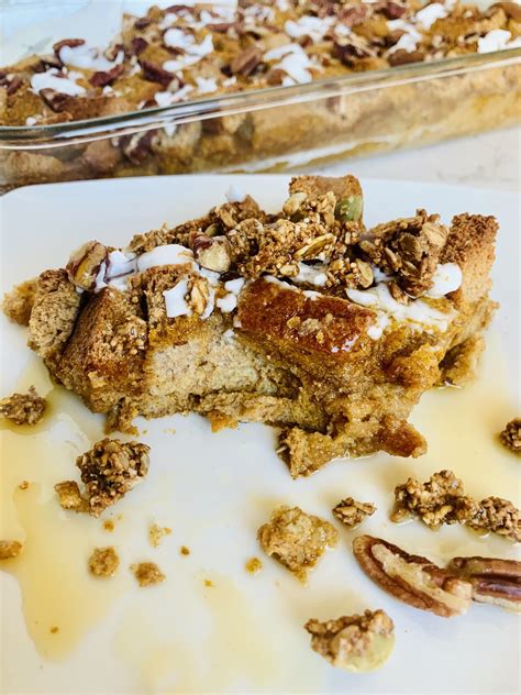 Pumpkin Pie French Toast Bake Cokocookscokocooks