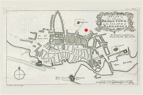 Bridgetown 1776 Map • mappery