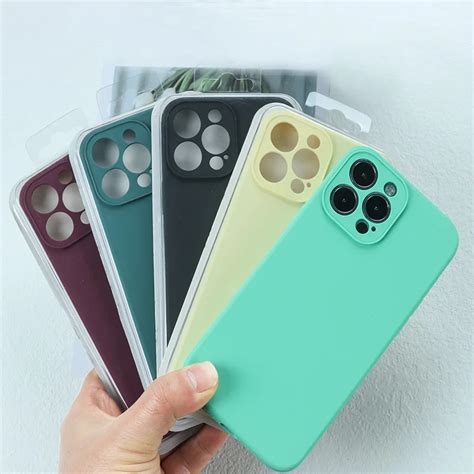 Funda protectora de silicona líquida para teléfono móvil carcasa