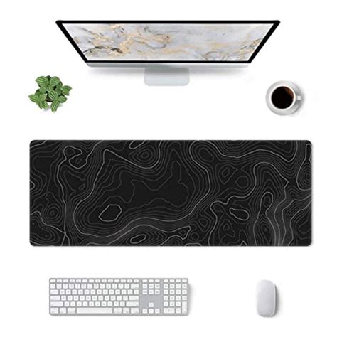 Bzu Topographic Contour Extended Big Mouse Pad Large Xl Gaming Mouse