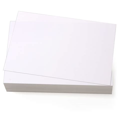 56 Pack 5x7 Cardstock Paper White Blank Cardstock