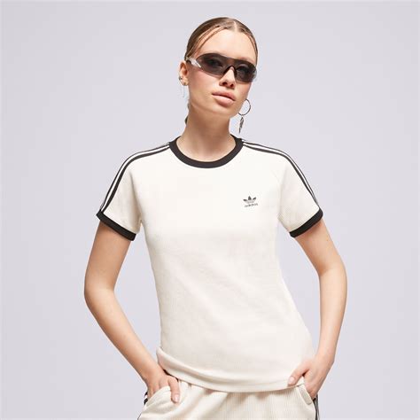 Adidas ТЕНИСКА 3 S Slim Tee Ic5463 Дамски Цвят бял Модни Тениски Дрехи