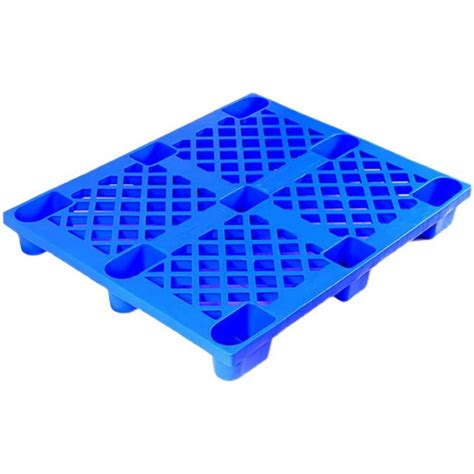 Light Duty Blow Molding Nestable Stackable Grid Surface Four Way Entry