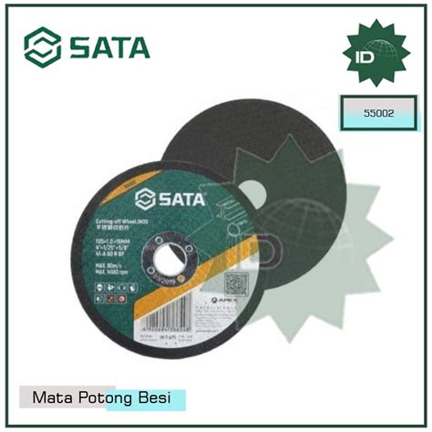 Jual BATU GERINDA POTONG 4 CUTTING WHEEL 105X1 0X16MM 55002 SATA TOOLS