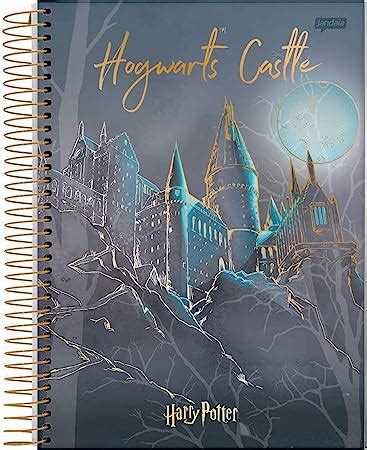 Caderno Espiral Univ CD 1 Matéria 96 Fls Harry Potter Castle Jandaia