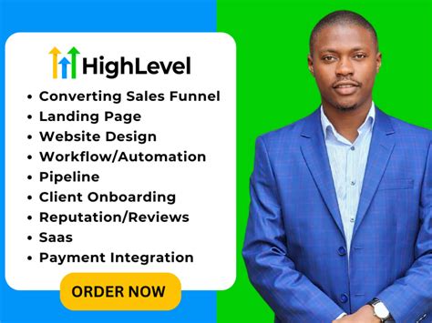 Gohighlevel Landing Page Gohighlevel Sales Funnel And Automation Setup