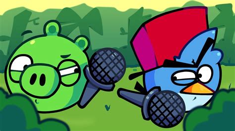 Fnf Vs Bad Piggies Ross V Walkthrough Youtube