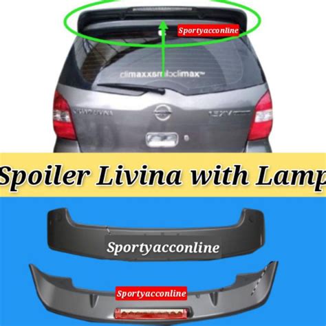 Jual IfW Spoiler Grand Livina Plus Lampu 25212 Shopee Indonesia