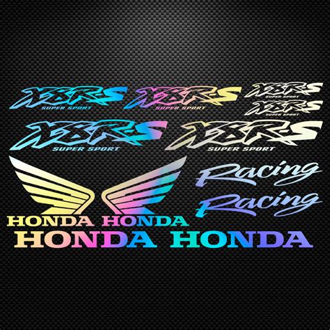 Stickers Moto Holographique Honda Racing X R S Des Prix Moins