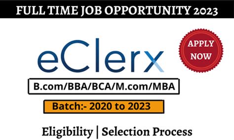 Eclerx Job Recruitment 2023 Hiring For Analyst Posts Jobnow247 Latest Private Job Vacancy