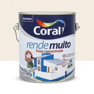 Tinta Acr Lica Fosca Rende Muito Standard Interior E Exterior Branco