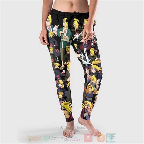 HOT Deidara Fleece Naruto Characters Anime Jogger Pants Express Your Unique Style With