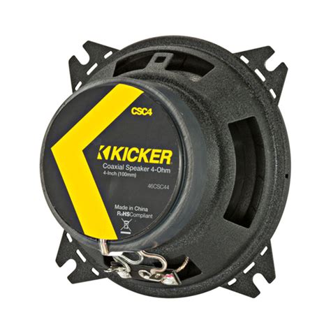 Kicker Cs Series 4 Inch 2 Way Coaxial Speaker