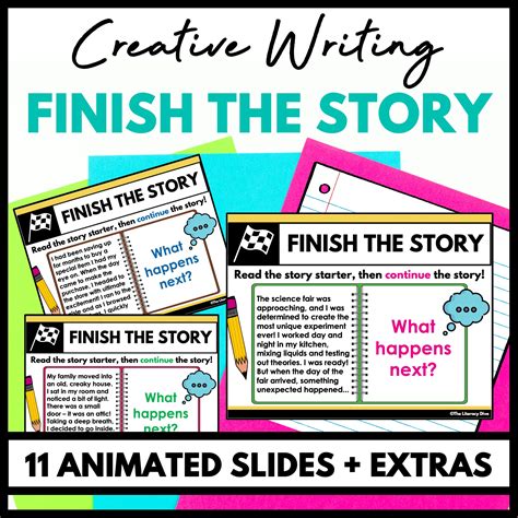Finish The Story Writing Activities The Literacy Dive