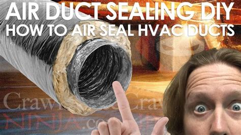 Air Duct Sealing DIY | How To Air Seal HVAC Ducts | Hvac duct, Hvac, Duct work