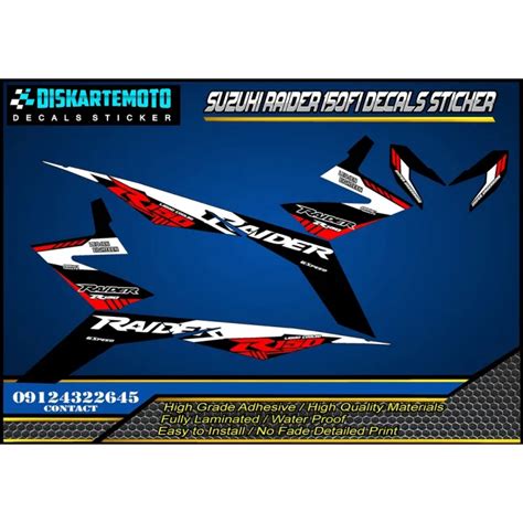 Raider 150 Fi Decals Sticker Lazada PH