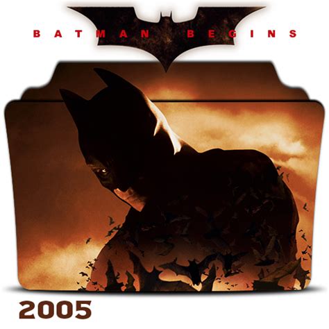 Batman Begins 2005 Folder Icon By Hossamabodaif On Deviantart