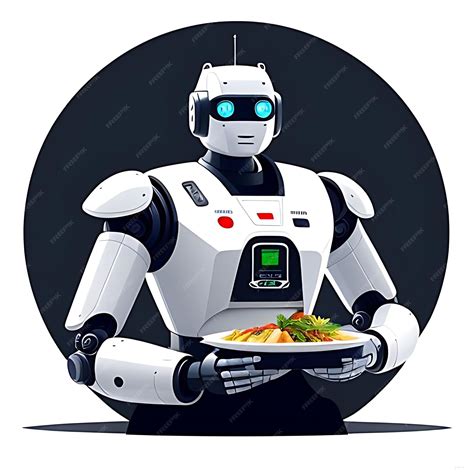 Restaurant Robots Serving Food Ai Robot Machine Learning Artificial