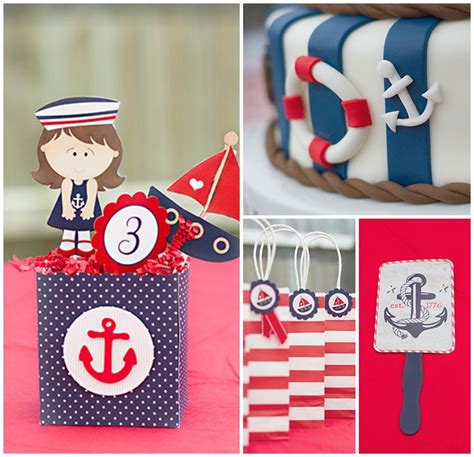 Sailor Girl Birthday Party Sailor Birthday Nautical Themed Party