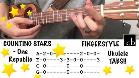 Counting Stars One Republic Fingerstyle Ukulele Tutorial Youtube