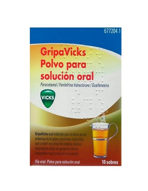 Gripavicks Polvo Para Solucion Oral Sobres