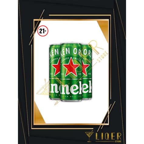 Jual Paket Trio Heineken Heineken Beer Bir Kaleng Ml Shopee