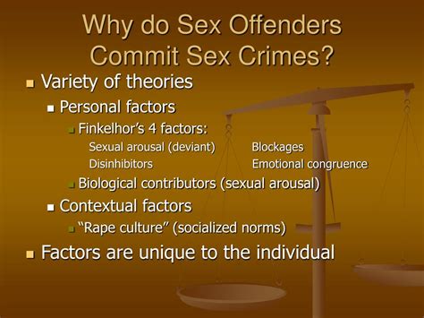Ppt Understanding Sex Offenders An Overview For Direct Care Staff And Case Managers