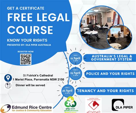 Legal Course Know Your Rights Edmund Rice Centre