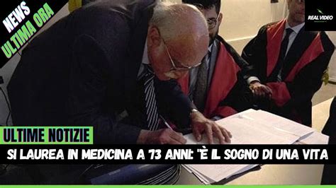 Si Laurea In Medicina A Anni Il Sogno Di Una Vita Lo Avevo