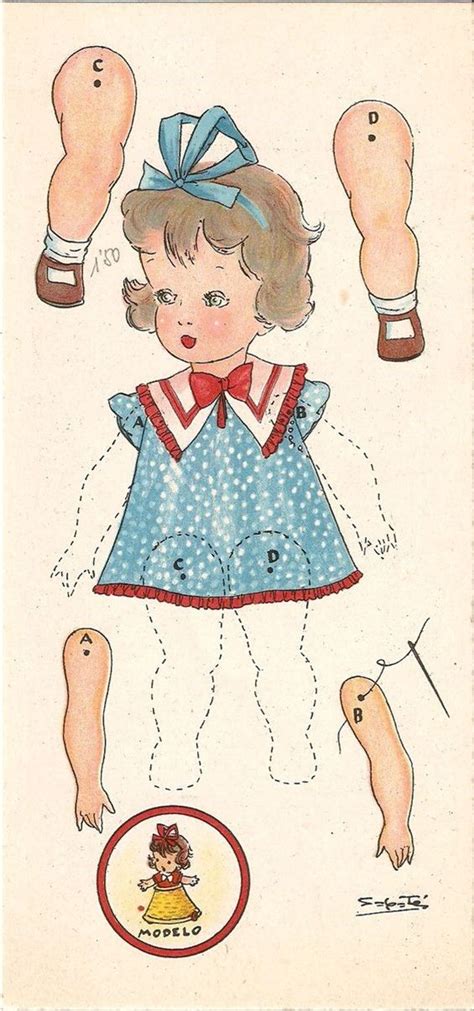 Paper Doll Jointed Articulated Pantins Jumping Jack Puppet