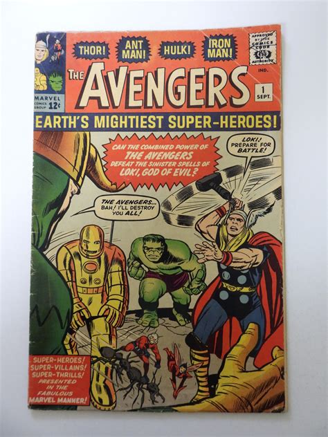 The Avengers 1 1963 1st Appearance Of The Avengers VG Condition See