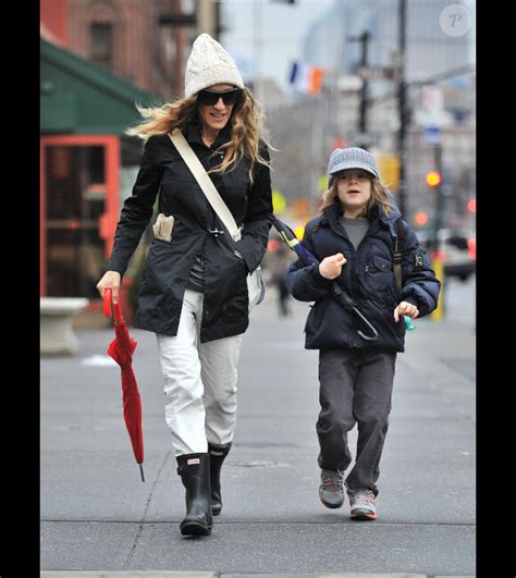 Photo Sarah Jessica Parker Et Son Fils James Le F Vrier New