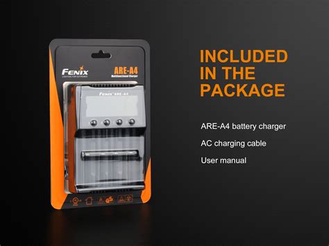 Fenix ARE-A4 4 Channel Smart Battery Charger | Fenix Light