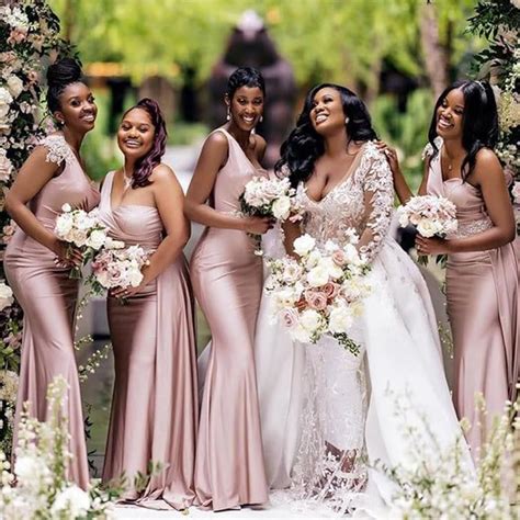 One Shoulder Bridesmaids Dresses