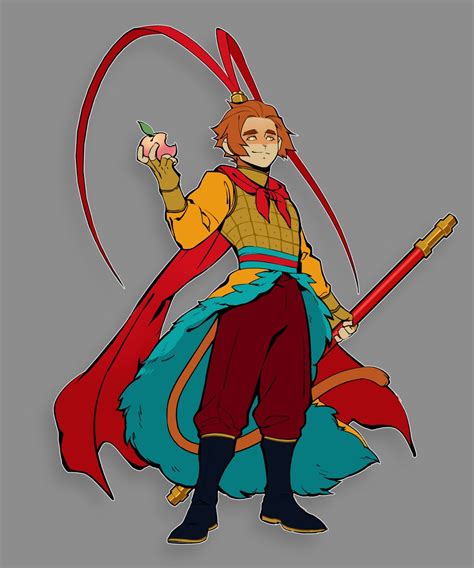 𝖊𝖗𝖗𝖆𝖉𝖆𝖞 commissions open on Twitter a wukong i did for a collab