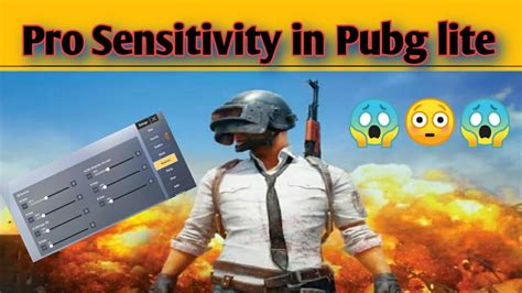 Pro Sensitivity Setting In Pubg Mobile Lite Youtube