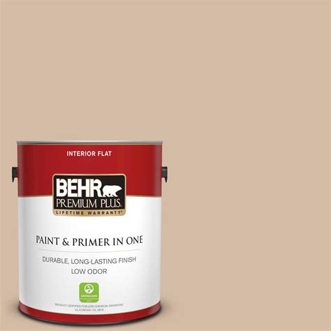 Behr Premium Plus 1 Gal 290e 3 Classic Taupe Flat Low Odor Interior