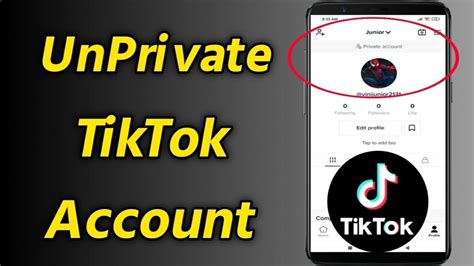 How To Unprivate Your Tiktok Account Update Make Tiktok Account