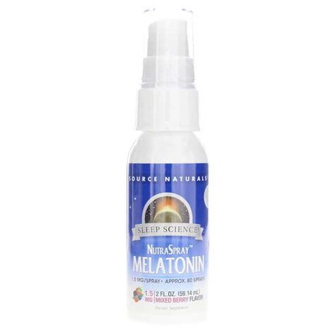 Source Naturals Sleep Science® Melatonin Spray - Mixed Berry - 2 fl oz - Zeigler's Natural Health