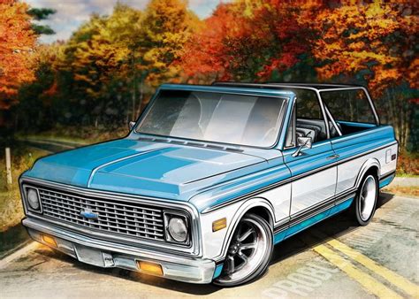 Automotive Renderings And Hot Rod Design Custom Camaro Custom Cars