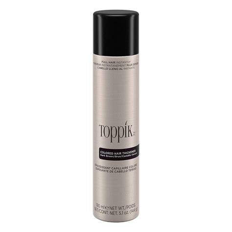 Toppik Colored Hair Thickener Dark Brown Shop Today Exclusive