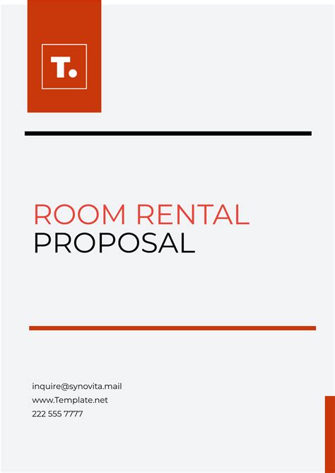 Free Room Rental Proposal Template To Edit Online