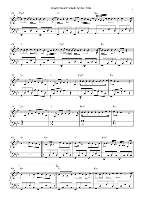 Attention Charlie Puth Piano Sheet Music Free Sheet Music