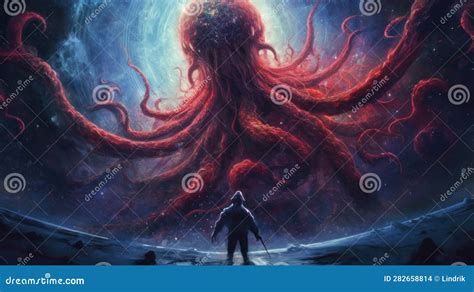 Space Horror God Space Yog Sothoth Stock Illustration Illustration Of