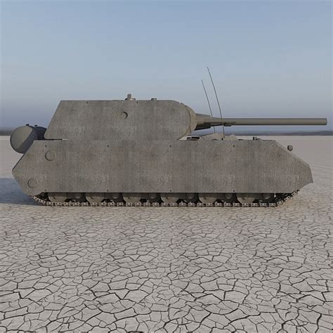 3d maus german tank model