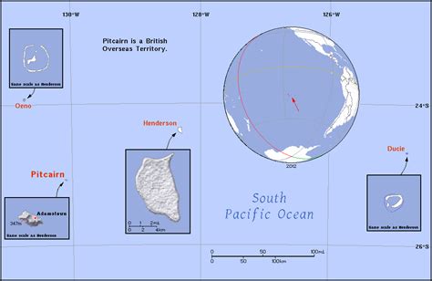 Large detailed political map of Pitcairn Islands. Pitcairn Islands ...