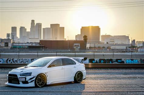 Chargespeed Widebody Evo X Photoshoot EvolutionM Mitsubishi