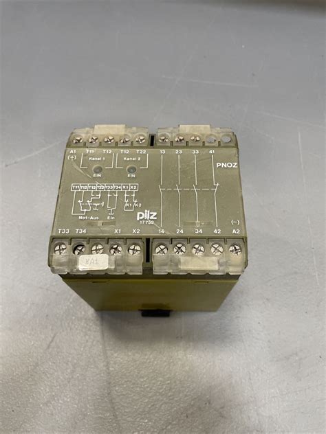 Pilz 17753 Pnoz 24vdc 3s 10 Isolation Safety Relay 2b Palmetto